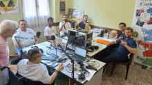 I ragazzi del corso FAL - Aiutante Comunicazione e Marketing negli studi di radio inFiore